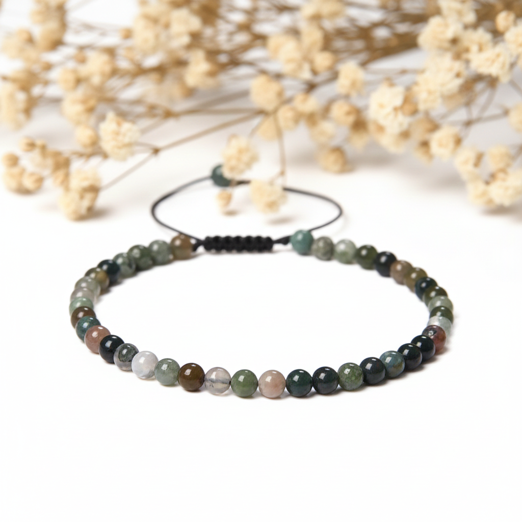 Pulseira Pedra Ágata Indiana