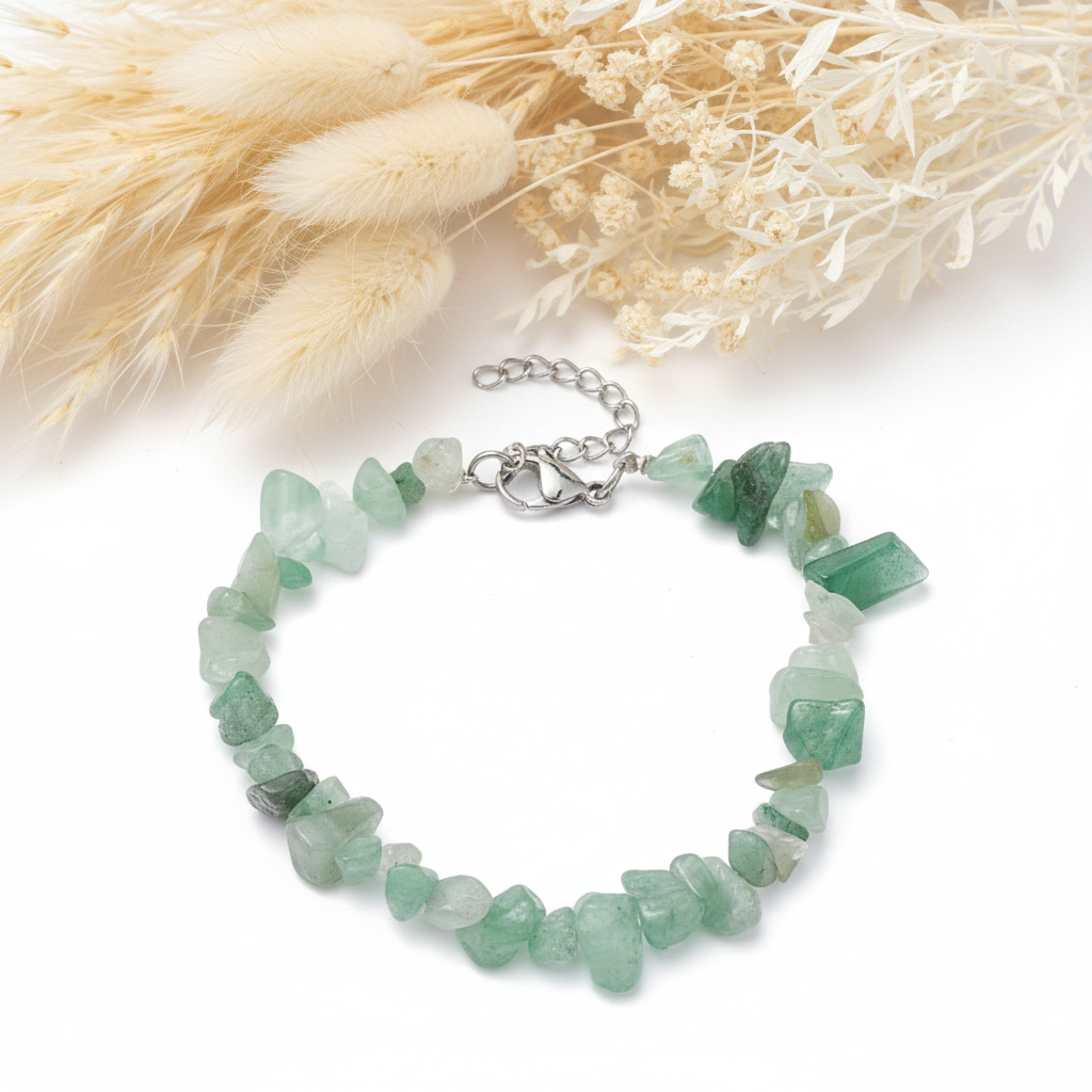 Pulseira Pedra Aventurina Verde